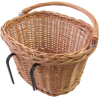 Basil Denver Fietsmand - Voor of Achter - Inclusief Haken - Bruin