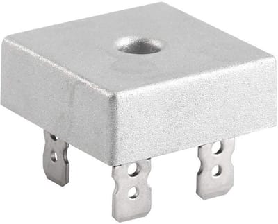 Gelijkrichter Brug - Elektronische Component - Stroom Omvormen - Krachtige Metalen Behuizing - 50A 1000V