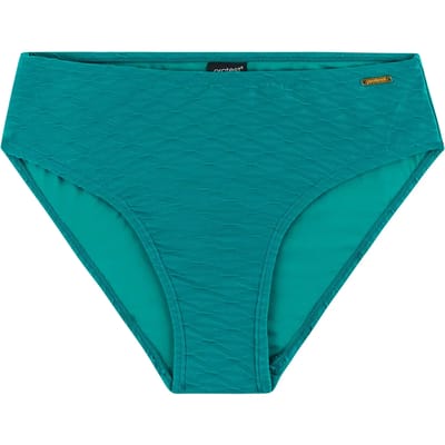 Protest MIXCelebos - Bikini broekje Dames - Normale pasvorm - Hoge taille - Volledige dekking - Groen