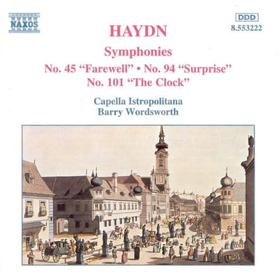 Capella Istropolitana, Barry Wordsworth - Haydn: Symphonies 45, 94 & 101 (CD)