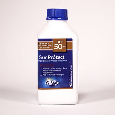Viano | SunProject | Triple Action | Poeder | DPD 50+ | Instant bescherming voor uw tuin | Zeer hoge bescherming tegen droogte | Bodemhydratatie |700 gr