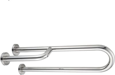 Badkamer Steun - Veiligheidshandgreep - Valpreventie - Roestvrij staal - 60cm Lengte - Zilver