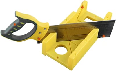 Verstekbak en zaagset - Houtbewerking gereedschap - Nauwkeurig zagen - Compact en lichtgewicht - 45 x 30 x 10 cm