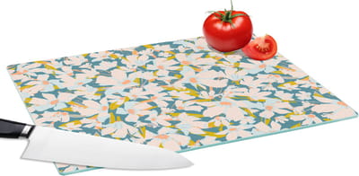 Glazen Snijplank - 39x28 - Flora - Bloemen - Lente - Snijplanken Glas