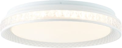 Brilliant Burlie - Plafondlamp - Transparant;Wit