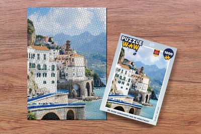 Puzzel De oude gebouwen van de Amalfikust - Legpuzzel - Puzzel 1000 stukjes volwassenen