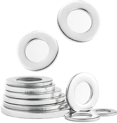 Dailygoods- Sluitringen 20 Stuks - M12 x 24 mm - Koolstofstaal - Platte Afdichtringen - Voor Draadstang/Schroeven - Geschikt voor Binnen/Buiten