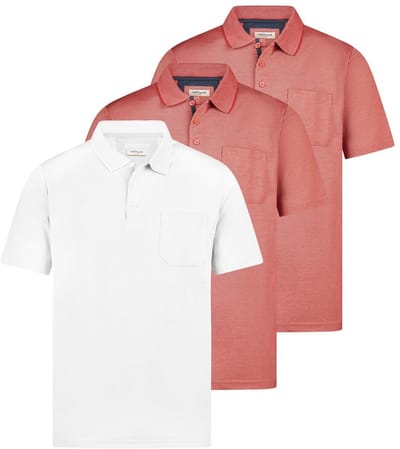 Redmond Heren poloshirt 3 pack Basic