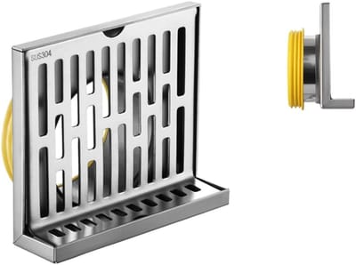 Vloerafvoer Roestvrijstaal - Afvoerputje Keuken - Water Afvoeren - Insecten Wering - Diverse Maten - Zilverkleurig