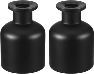2 Stuks Lege Glas Diffuser Flessen voor Aromatherapie - Navulbare Diffuser Flessen voor DIY Geursets, Essentiële Olie Containers en Geurstokjes