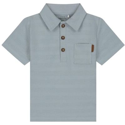 Prénatal peuter polo Light Sky Blue 74 heren