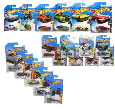 Hot Wheels Die Cast voertuig - 6 cm - 1 exemplaar - Spaar ze allemaal - Van Metaal - Schaal 1:64