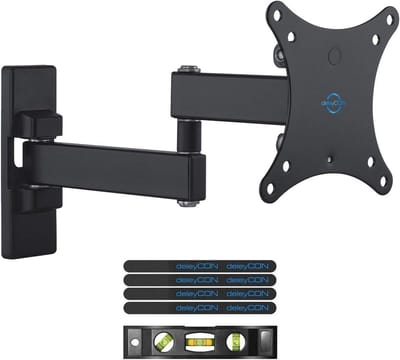 Universele TV Monitor Wandsteun - Geschikt voor 13" - 27" Inch | Kantelbaar & Draaibaar | Max. 15Kg | VESA 100x100