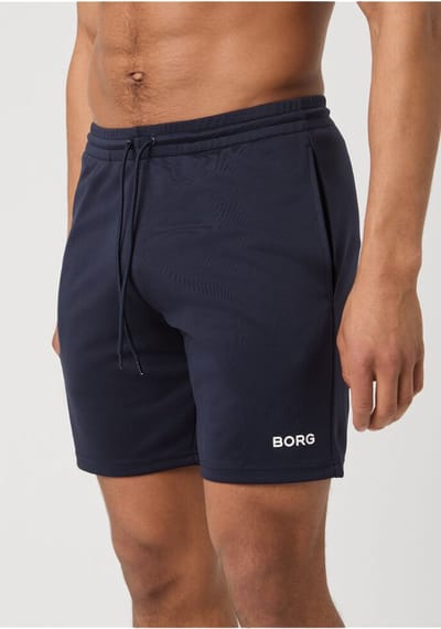 Björn Borg Essential Active 8Inch Shorts - heren sportbroek kort - donkerblauw