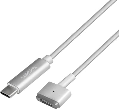 LogiLink PA0226 USB-kabel 1,8 m USB C MagSafe 2 Zilver
