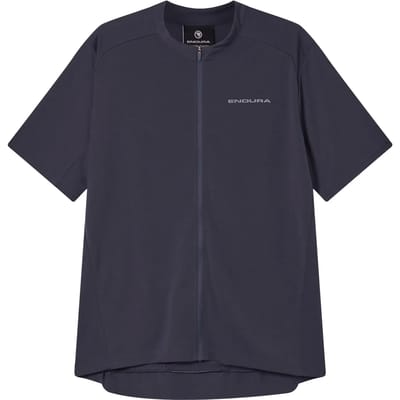 Endura Loop Zipped Korte Mouw Enduro Trui Blauw M Man