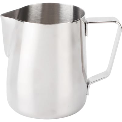 RVS Melkopschuimbeker Art Pitcher Koffie Latte Kan Mok voor Thuis Koffiezaak Gebruik600ML white