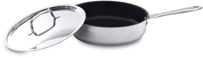 Braadpan antikleef met deksel 28 cm - Metaal - PFAS-vrij