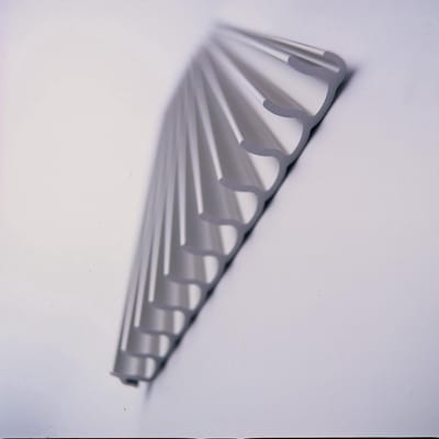 Cd rek - Coolrib - voor 40 cd's - Aluminium - 55 x 16,5 cm x 1 cm