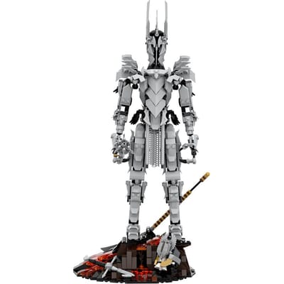 Gobricks MOC Film Anneaux Figurines Sauron Diable Capitaine des Noirs Seigneur Sombre Blocs de Construction Jouets Cadeau Juguetes