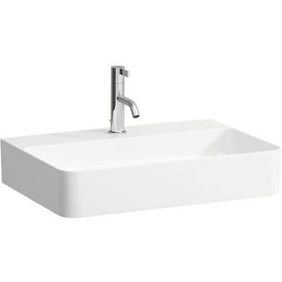 LAUFEN Val countertop washbasin 60 x 42 cm with 1 tap hole, without overflow H8162830001111