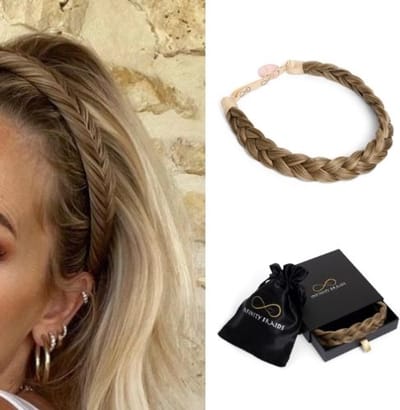 Infinity Braids - Lizzy Regular Braid - Haarband - Haarband Dames - Haarbanden - Haarband meisje - Lizzy Velvet Rebel