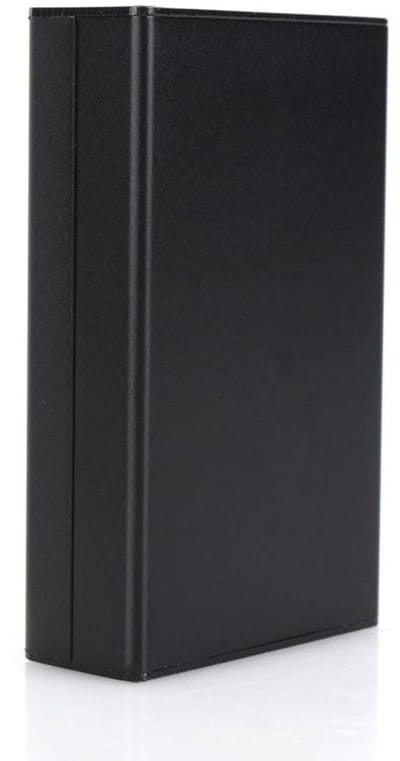 Aluminium Koelbox met Zwarte Behuizing - 80 x 50 x 20 mm - PCB - Gereedschapskist voor Elektronische Projecten.