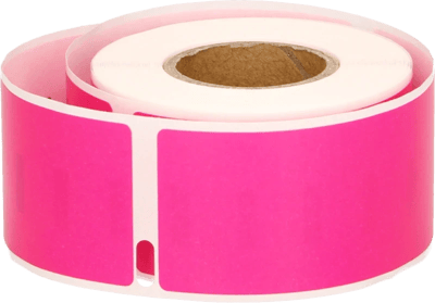 Huismerk Dymo 99010 standard address 89 mm x 28 mm roze