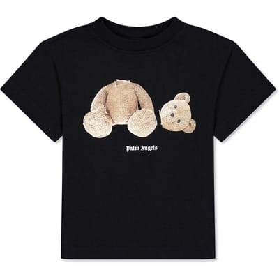 Palm Angels Kinderen/Kinderen Beer Normaal T-Shirt (Bruin)
