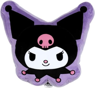 Franco Hello Kitty & Friends Beddengoed Super Zacht Pluche Decoratiekussen, Kuromi