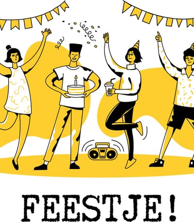 Lise Schrijft | Uitnodiging Kinderfeestje | Duurzaam | Meisje | jongen | 15 ECO-kaarten | Dansen | Party | Disco | met leuke sluitstickers | incl. witte envelop | FSC Mix credit, EU Ecolabel, ECF gecertificeerd