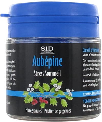 S.I.D Nutrition Stress Slaap Meidoorn 30 Capsules