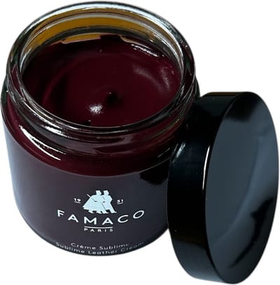 Famaco 1931 Sublime Leather Cream - Hoge kwaliteit schoen créme - kleur Donker Rood (314)