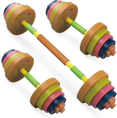 Ibenzoa® Kindergewichtenset met Halter en Dumbbells voor Speelse Fitness en Training
