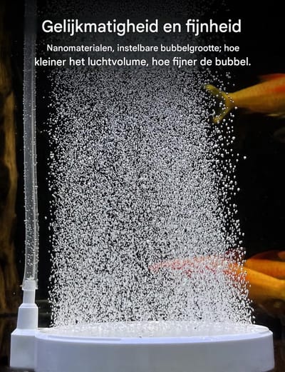 carmdering - Nano-Blasenstein - Zuurstofsteen - Aquarium Diffusor - Ultra-fijne Bellen - Geluidsarm Ontwerp - Keramisch Materiaal - Duurzame Constructie - Verbeterde Waterkwaliteit - 1 Stuk