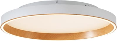 QAZQA ingo - Design LED Plafondlamp - 1 lichts - Ø 59 cm - Wit - Woonkamer | Slaapkamer | Keuken