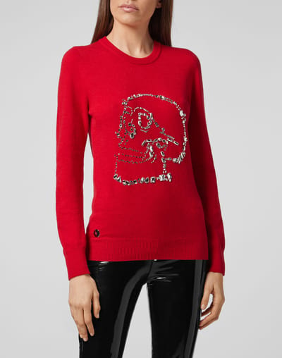 Pullover Ronde Hals Skull