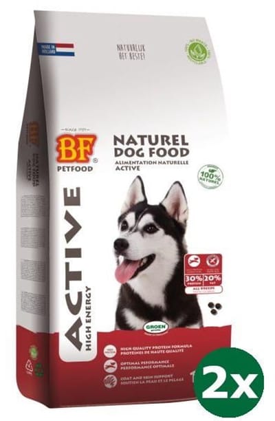 2x12,5 kg Biofood high energy hondenvoer