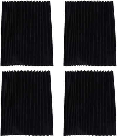 Dailygoods- Luchtfilter Vervanging - Koelkastfilter - Houtskoolfilter - Ontgeurend - Set van 4 Stuks - Geschikt voor Koelkast
