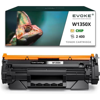 Evoke Compatibele Toner voor HP W1350X + Chip 135X Zwart met Chip 2400 Pagina's Laserjet M209Dw Mfp M234Dw M234Sdw M234Sdn