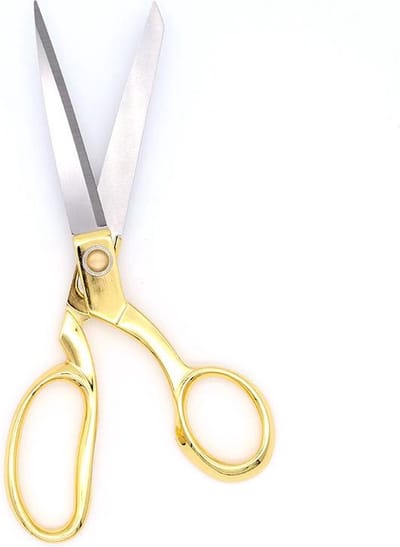 Jumada's - Gouden schaar - 24cm - RVS - Kantoor- en schoolbenodigdheden