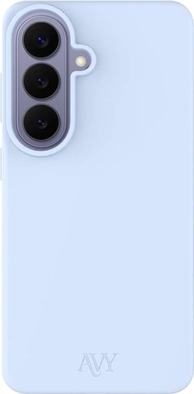 AVY Hoesje geschikt voor Samsung Galaxy S26 | Compatibel met MagSafe | Back Cover | Liquid Silicone | Comfortabel in de Hand | Blauw