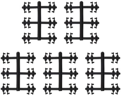 Dailygoods- Haak Stops 120 Stuks - Kunststof Kralen - Duurzaam - Aas Houder - Micro Draaibare Bevestiging - 3 x 2,5 mm - Vishaken