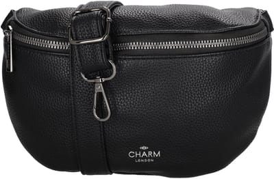 Charm London Pentonville Heuptas - Crossbody Schoudertasje - Festival Tasje - Fanny Pack - Zwart