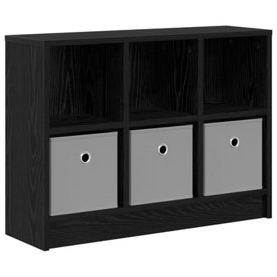 vidaXL - Dressoir - Zwart - Eiken - 73,5 - x - 22,5 - x - 53,5 - cm