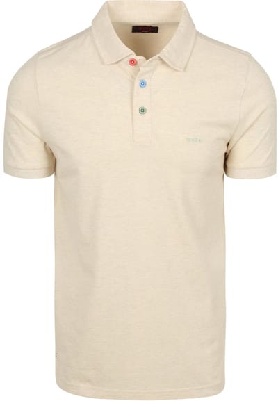 NZA Polo Hawera Melange Ecru - Maat S - Heren
