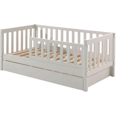 Jaxx juniorbed met lade Tod verticale spijl White unisex