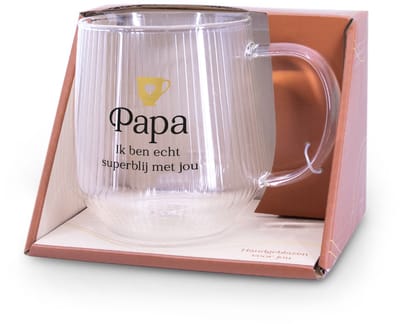 Theeglas - Papa