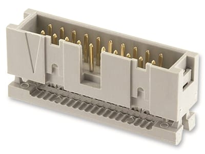 econ connect WSK20G, DIN 41651, Grijs, Geelkoper, Polybutyleentereftalaat (PBT), Goud, Geelkoper, 1000 V