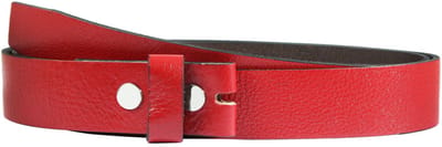 Leonardo Verrelli Leonardo Verrelli damesriem 85 - 125 cm (taillemaat) in rood van 100% echt leer, voor
